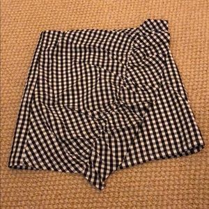 Lulu’s Gingham Ruffle Skirt